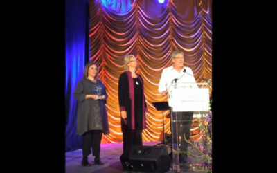 Dr. Petra Weldes receives the Ernest Holmes Award