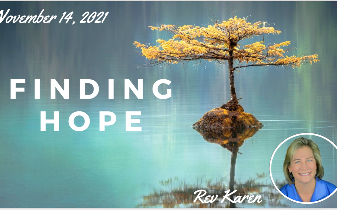 Finding Hope – Talk Only