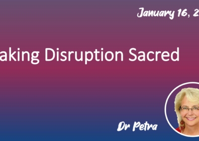 Making Disruption Sacred – Talk Only