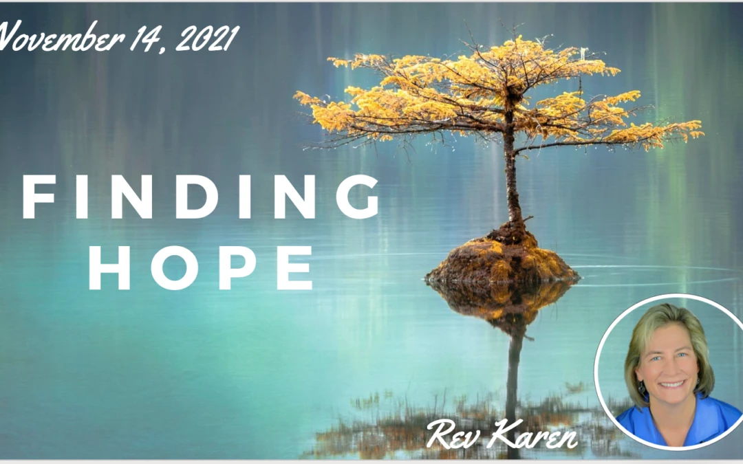 Finding Hope – Talk Only