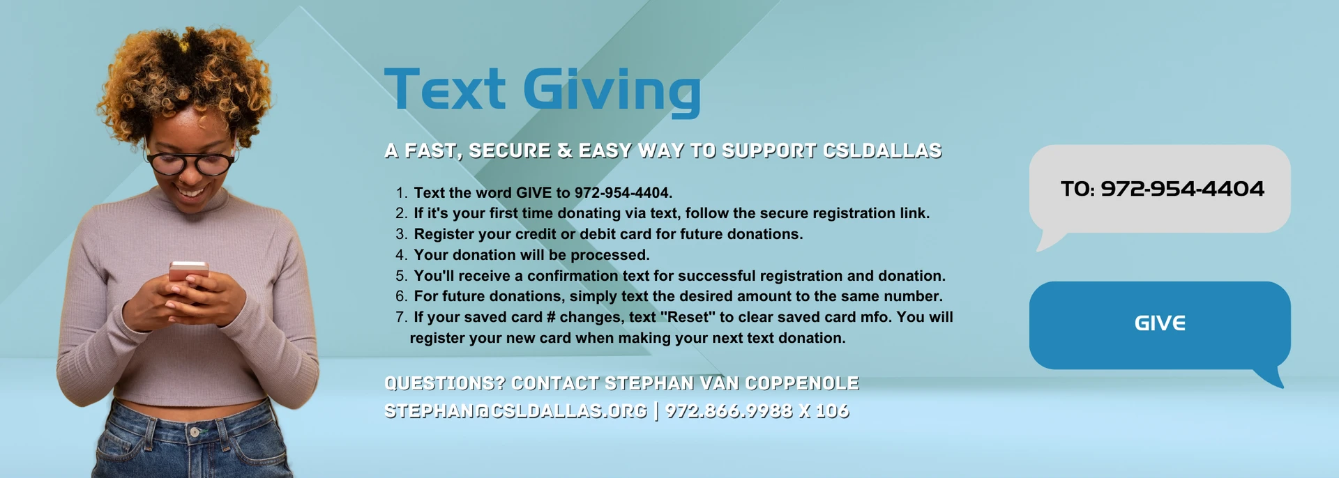 Text Giving Flyer